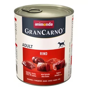 Animonda GranCarno Dorosłe Wołowina 800g 1134 - Mokra karma dla psów - miniaturka - grafika 4