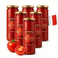 Koncentraty warzywne, przeciery - Passata pomidorowa 690g x6 sztuk - Rosso Gargano - miniaturka - grafika 1