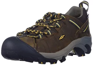 KEEN Męskie buty trekkingowe Targhee II WP, Cascade Brown Golden Yellow, 46 EU - Buty trekkingowe męskie - miniaturka - grafika 1