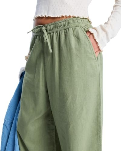 Roxy LEKEITIO Break Mid Spodnie damskie Zielone XXL