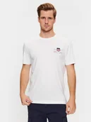 Koszulki męskie - Gant T-Shirt Reg Archive Shield Emb Ss 2067004 Biały Regular Fit - miniaturka - grafika 1