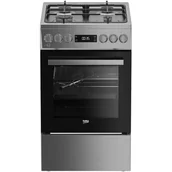 Kuchenki gazowo-elektryczne - Beko FSMT51339DXDT - miniaturka - grafika 1