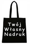 Torby i wózki na zakupy - Torba Bawełniana Twój Własny Nadruk Jednokolorowy - miniaturka - grafika 1