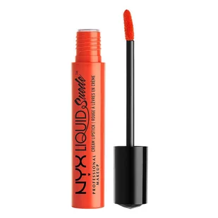 NYX Liquid Suede Cream Lipstick 05 Pomarańczowy County NLSCLL05-00 - Błyszczyki do ust - miniaturka - grafika 2