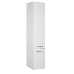 Astor Victoria szafka 147 cm wisząca boczna słupek biały połysk AM-VCS-222-07 - Szafki łazienkowe - miniaturka - grafika 1