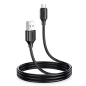 Kable USB - Joyroom kabel USB-A - Micro USB 480Mb/s 2.4A 1m czarny S-UM018A9 - miniaturka - grafika 1