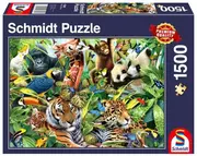 Puzzle - Puzzle 1500 Kolorowy świat zwierząt G3 - miniaturka - grafika 1