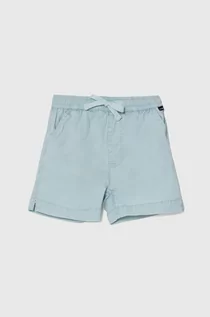 Spodnie i spodenki dla chłopców - Quiksilver szorty dziecięce TAXER BOYS kolor niebieski - grafika 1