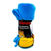 Koce i narzuty dla dzieci - Kot Garfield Koc flanelowy 130x160cm - miniaturka - grafika 1