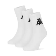 Skarpetki męskie - Skarpety Kappa Z4444_AW24 (3-PACK) Biały - miniaturka - grafika 1