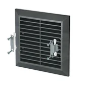 Kratki wentylacyjne - Osłona wentylacyjna 11 x 14 grafit - miniaturka - grafika 1