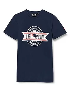 Koszulki męskie - New Era NFL Team Established Tee Neepat koszulka męska z krótkim rękawem niebieski granatowy XS 12590853 - grafika 1