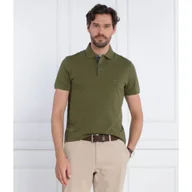 Koszule męskie - Tommy Hilfiger Polo GS CHECK PLACKET | Regular Fit - miniaturka - grafika 1