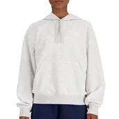 Bluzy sportowe damskie - Bluza New Balance WT41507AHH - szara - miniaturka - grafika 1