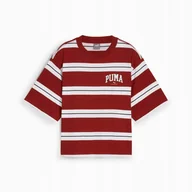 Koszulki i topy damskie - PUMA KOSZULKA SQUAD STRIPED 68153813 r XL - miniaturka - grafika 1
