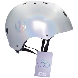 Kask rowerowy DISNEY Star Wars Holo D100 Srebrny dla Dzieci (rozmiar L) - Kaski rowerowe - miniaturka - grafika 1