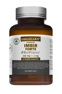 ACTIVEPHARM LABS SP. Z O.O. SP.K. ACTIVEPHARM LABS SP Z O.O SP.K Singularis Imbir Forte BioPerine 50 mg + 2 mg 60 kapsułek - Witaminy i minerały - miniaturka - grafika 1