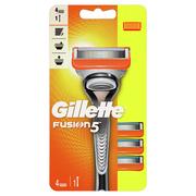 Maszynki do golenia i wkłady - Gillette Fusion5 Maszynka do golenia dla mężczyzn + 4 ostrza - miniaturka - grafika 1