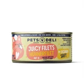 Mokra karma dla kotów - Karma mokra dla kotów Adult Juicy Filets Kurczak z wątróbką jagnięcą i marchewką 12 x 70 g - miniaturka - grafika 1