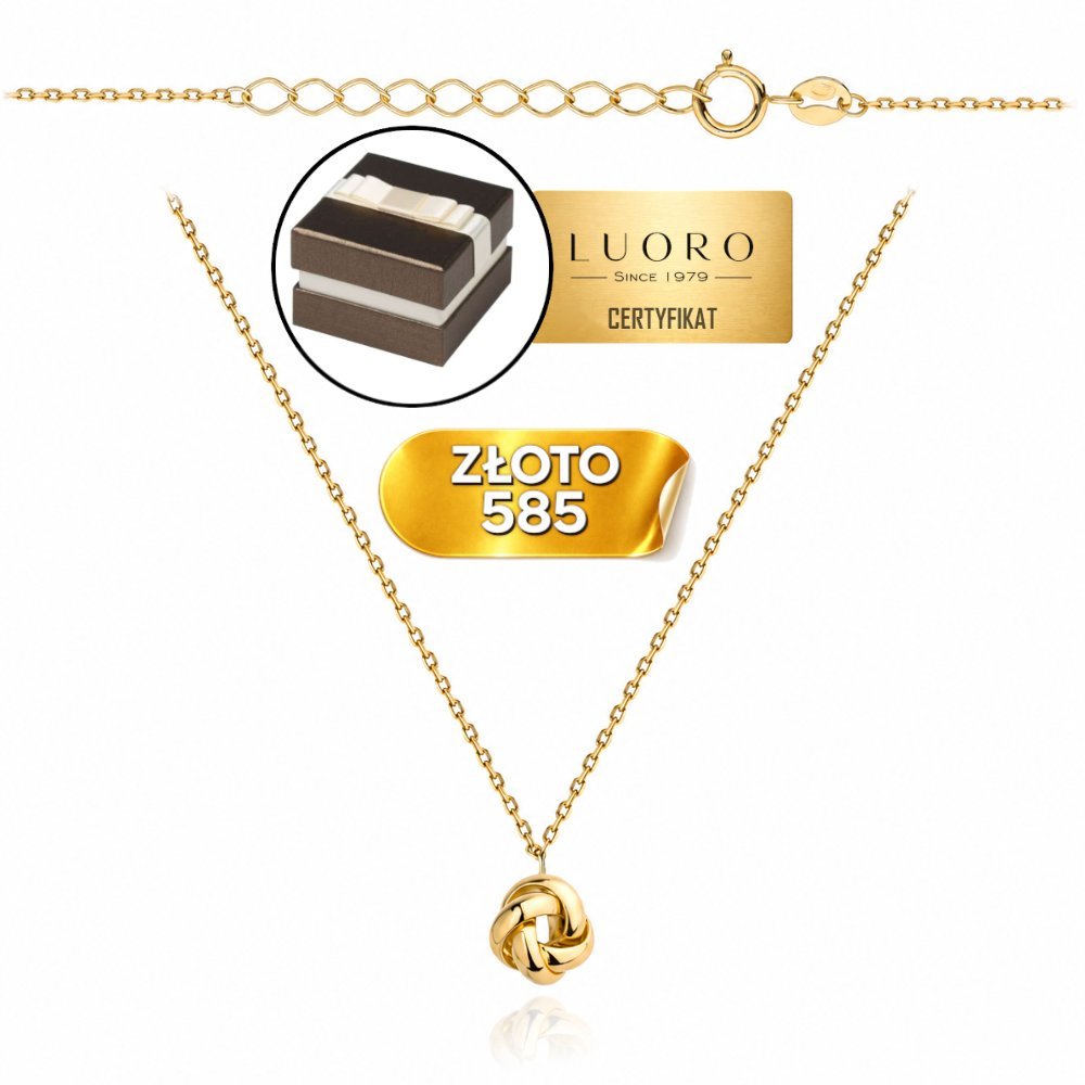 NASZYJNIK ZŁOTY 585 14K SUPEŁEK CELEBRYTKA REGULOWANY 42-45 CM ELEGANCKI