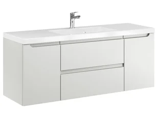 Szafka Wisząca Z Umywalką ETH 120 cm D - Kaszmir Mat - Szafki łazienkowe - miniaturka - grafika 1