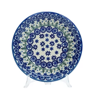 Ceramiczny talerz głęboki 22,5 cm Ceramika Bolesławiec - Dekoratorstwo - miniaturka - grafika 1
