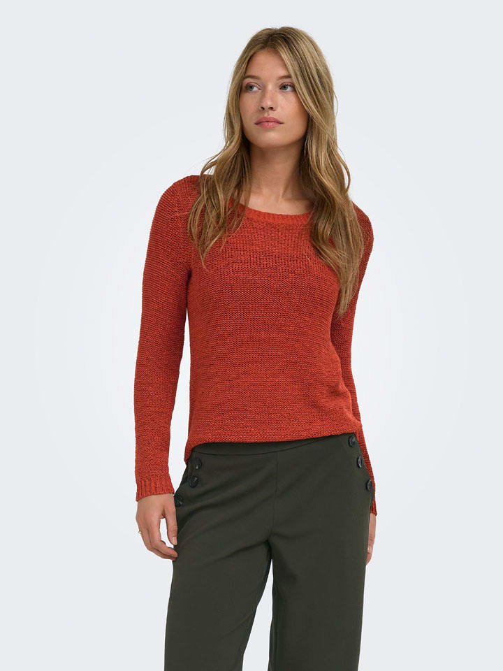 ONLY Sweter w kolorze pomarańczowym