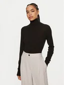 Swetry damskie - Calvin Klein Golf K20K207449 Czarny Regular Fit - miniaturka - grafika 1