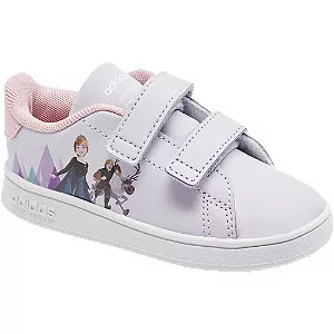 Buty dla dziewczynek - liliowe sneakersy dziewczęce adidas Advantage Frozen - grafika 1