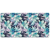 Podkładki na biurko - Mata z nadrukiem na biurko Malowane lilie 120x60 cm, Dywanomat - miniaturka - grafika 1