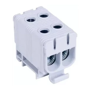 Złączka kompaktowa na szynę, szara  6-50mm2 FLEAL-50/2 - Pozostałe akcesoria sieciowe - miniaturka - grafika 1
