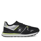 Sneakersy męskie - Sneakersy Beverly Hills Polo Club V5-6140 Czarny - miniaturka - grafika 1