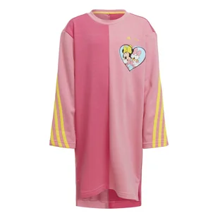 Dziecięca Sukienka ADIDAS LG DY DD DRESS HK6634 – Różowy - Sukienki i spódniczki dla dziewczynek - miniaturka - grafika 1