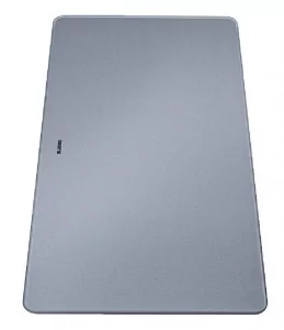 Blanco 227699 Deska do krojenia ze srebrnego szkła hartowanego 227699 - Akcesoria i części AGD - miniaturka - grafika 1