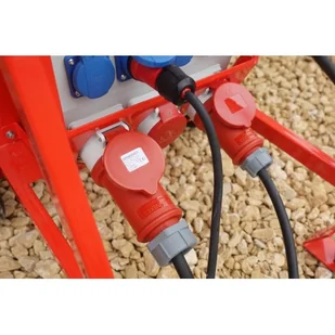 Rozdzielnica budowlana na stojaku z naświetlaczem eXT S/FI SET 32A 2x16A 4x230V schuko Doktorvolt 0027 - Rozdzielnie elektryczne - miniaturka - grafika 8