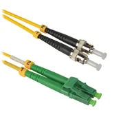 Kable światłowodowe - Jednomodowy dupleksowy patchcord światłowodowy LCAPC-ST o długości 5m - miniaturka - grafika 1
