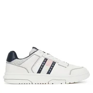 Sneakersy męskie - Sneakersy Tommy Jeans Tjm The Brooklyn EM0EM01548 Biały - miniaturka - grafika 1