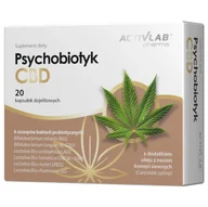 Suplementy naturalne - Activlab Pharma Psychobiotyk CBD, 20 kapsułek - miniaturka - grafika 1