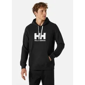 Bluzy sportowe męskie - Męska bluza Helly Hansen Hh Logo Hoodie Rozmiar: M / Kolor: czarny - miniaturka - grafika 1