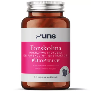 UNS Forskolina pokrzywa indyjska 60 kapsułek (5904238962299) - Suplementy naturalne - miniaturka - grafika 1
