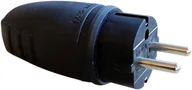 Gniazdka elektryczne - RUBBERSOCKET N_L 3PLBLACK IP44 10195 - miniaturka - grafika 1
