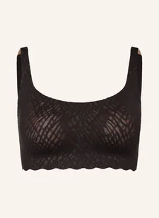 Sloggi Biustonosz Bustier Zero Feel Bliss schwarz - Biustonosze - miniaturka - grafika 1