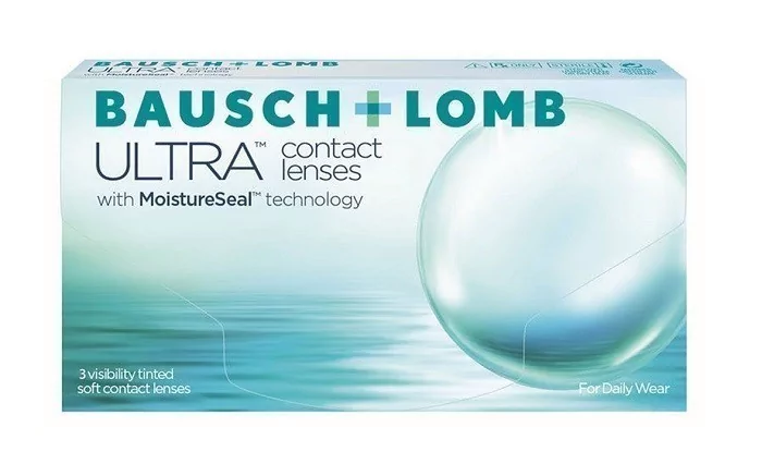 Bausch + Lomb Bausch + specjalizującym Ultra with Moist URE Seal miesiąc soczewki soczewek kontaktowych Spheric miękkie, 3 sztuki/BC 8.50 MM/Dia 14.2, , , bezbarwny, ULS+02758503