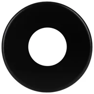Akcesoria grzewcze - Rozeta maskująca pojedyncza fi 25 mm czarna - miniaturka - grafika 1