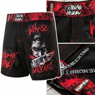 Kimona, stroje i obuwie - Krótkie Spodenki Męskie Extreme Hobby Why So Serious Czarne R. Xl - miniaturka - grafika 1
