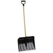 Łopaty do śniegu - Łopata do odśnieżania Euro Black 46 drewno - miniaturka - grafika 1