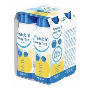 FRESENIUS KABI Fresubin Energy Fibre Drink o smaku bananowym 4 x 200 ml - Żywienie medyczne - miniaturka - grafika 4