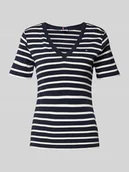 Koszulki i topy damskie - T-shirt o kroju slim fit z wyhaftowanym logo model ‘CODY’ - miniaturka - grafika 1