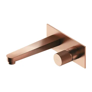 Bateria umywalkowa podtynkowa Omnires Contour miedź szczotkowana CT8015CPB - Baterie umywalkowe - miniaturka - grafika 1