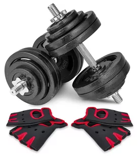 Hop-Sport Hantle żeliwne HS-STRONG 2 x 30 kg - Hantle i ciężarki - miniaturka - grafika 1